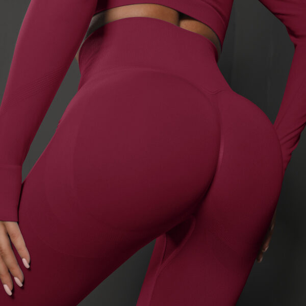 Autumn Seamless Yoga Pant High Elastic Sports Fitness Legging Women High Waist Gym Scrunch Butt Running Training Leggings