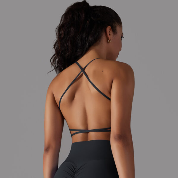 Female Breathable Wrapped Tube Top Sexy Beauty Back Cross Bra Vest Underwear Backless Sports Top Workout Tank Top For Women - Image 6