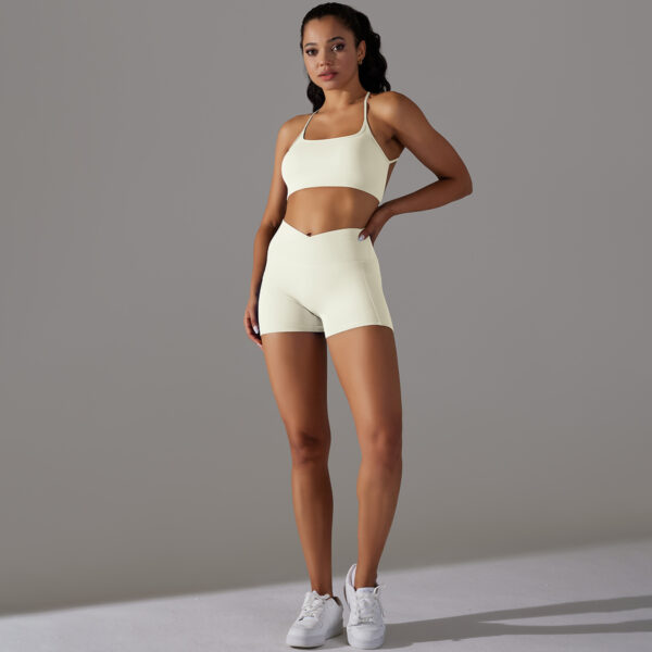 Naked Feel Yoga Set Shorts Women Fitness Suit for Sports Sets Gym Wear Workout Clothes for Woman Sportswear Sport Outfit Ladies