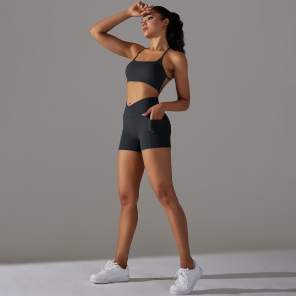 Naked Feel Yoga Set Shorts Women Fitness Suit for Sports Sets Gym Wear Workout Clothes for Woman Sportswear Sport Outfit Ladies - Image 2