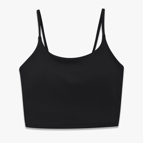 Women's Yoga Camisole Bra Workout Tank Top Padded Push Up Sports Bra Naked-Feel Gym Vest - Image 5
