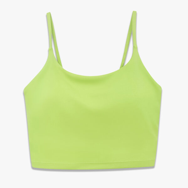 Women's Yoga Camisole Bra Workout Tank Top Padded Push Up Sports Bra Naked-Feel Gym Vest - Image 7